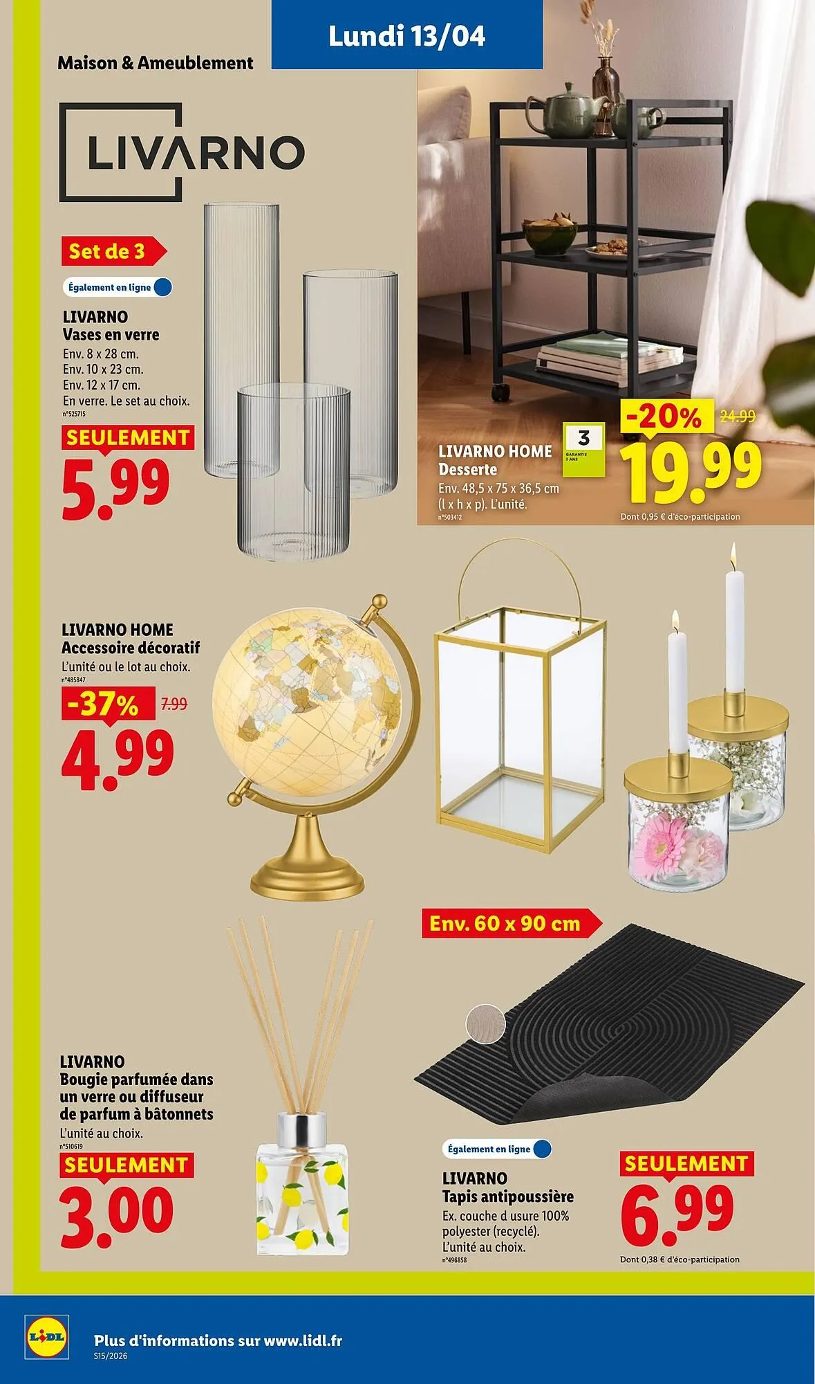 Catalogue Lidl du 9 avril au 15 avril 2026 - Catalogue page 62