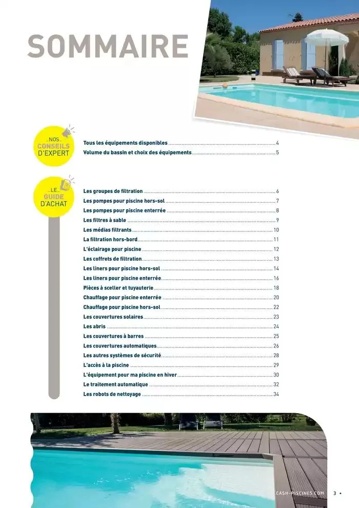 LE GUIDE ÉQUIPER SA PISCINE du 22 avril au 31 août 2025 - Catalogue page 3