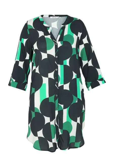 Tunique boutonnée en viscose