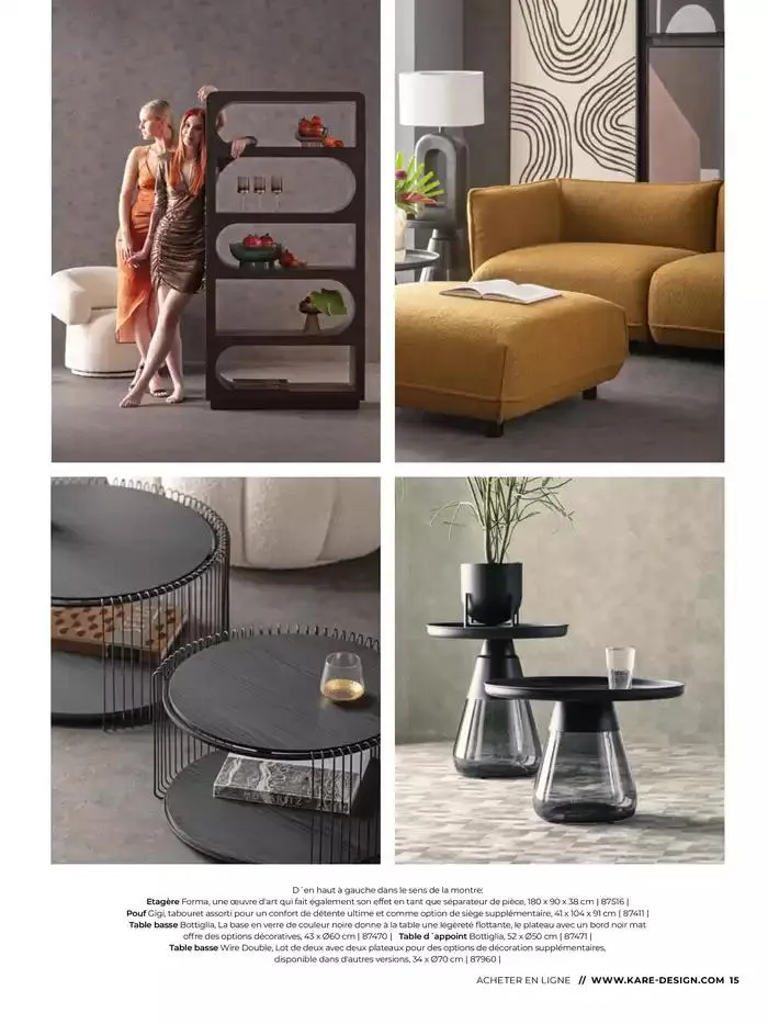 LE MAGAZINE POUR LES ENTHOUSIASTES DU DESIGN du 6 février au 31 décembre 2025 - Catalogue page 15