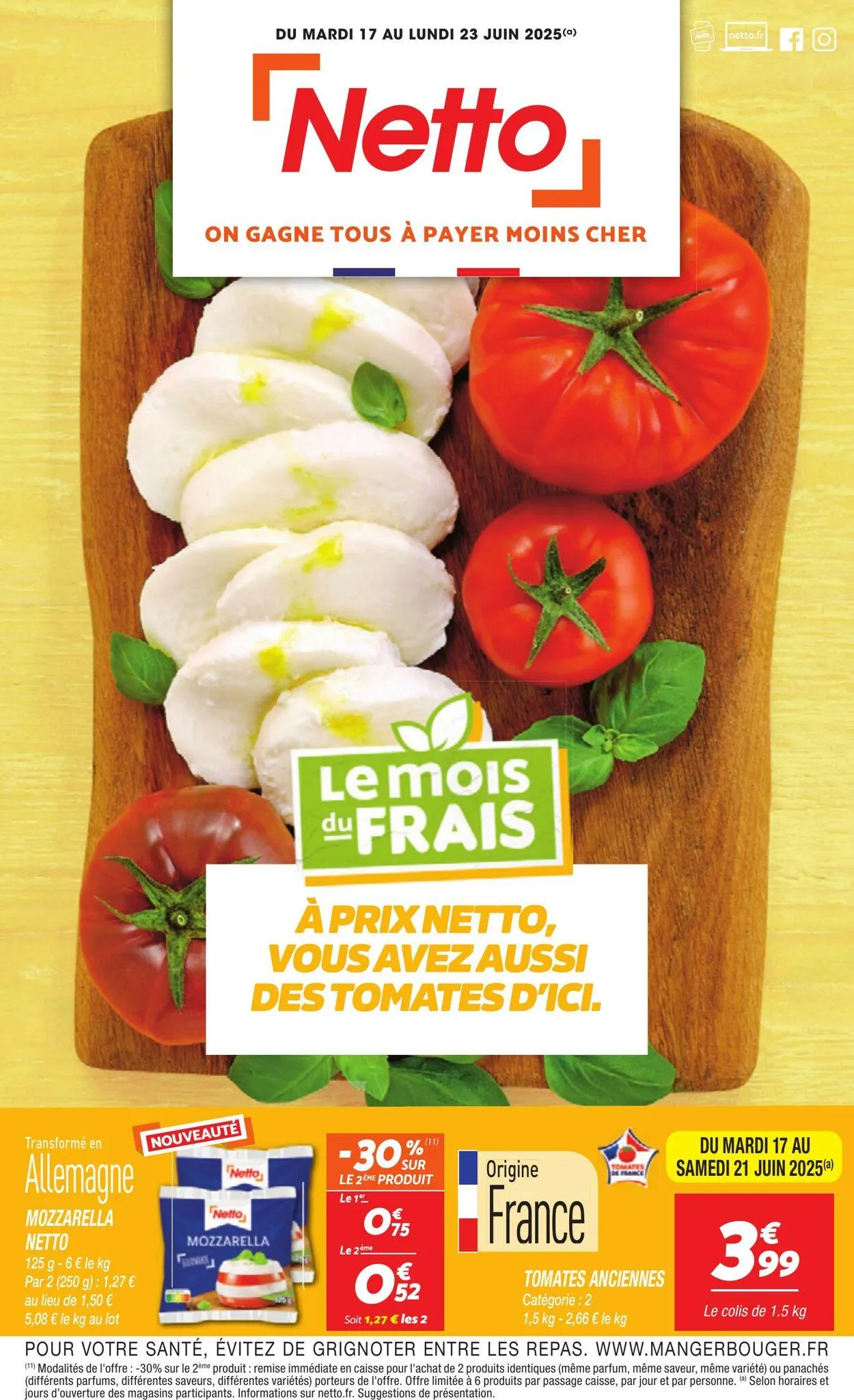 Netto Catalogue actuel du 17 juin au 23 juin 2025 - Catalogue page 1