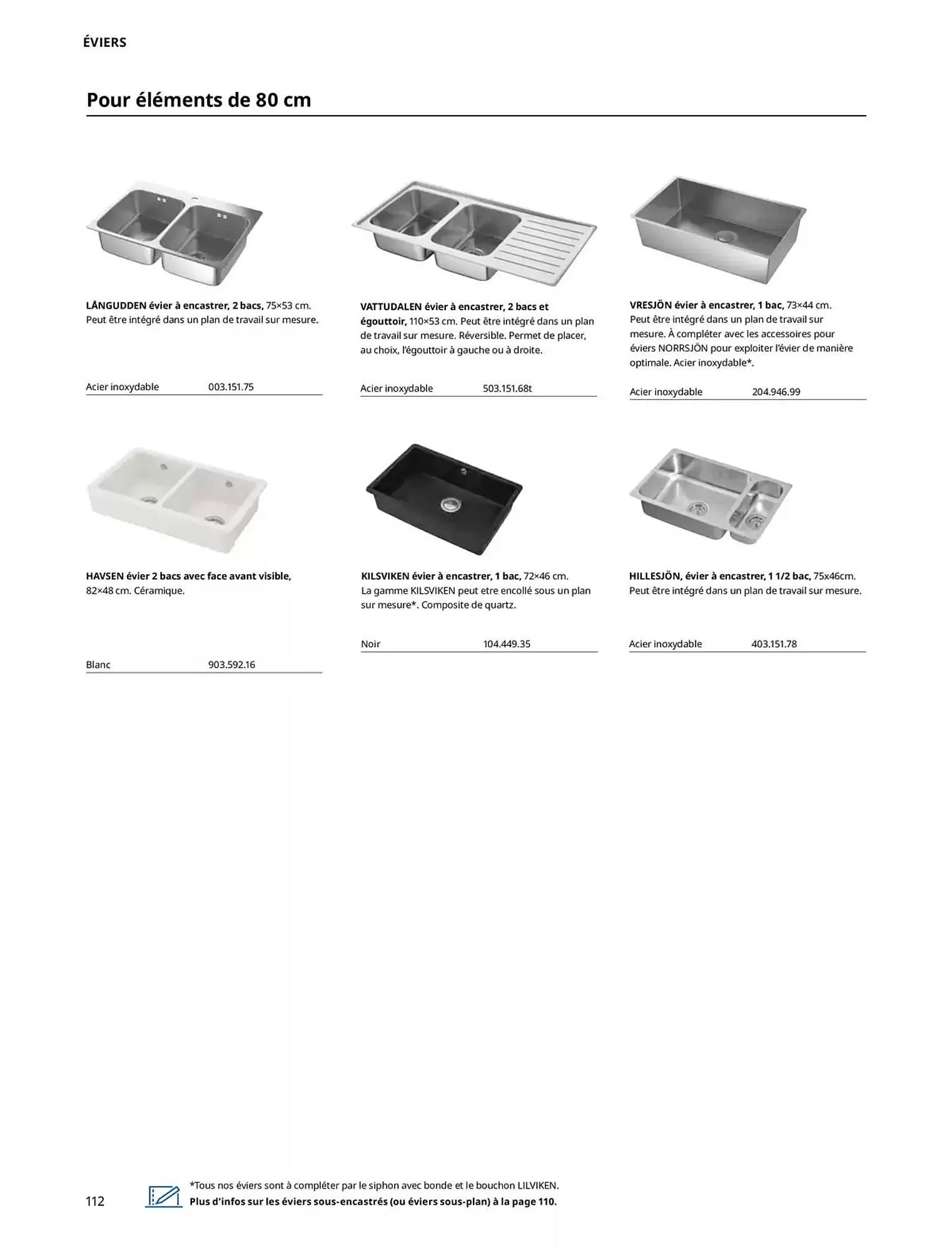 Catalogue IKEA du 1 octobre au 31 juillet 2025 - Catalogue page 112