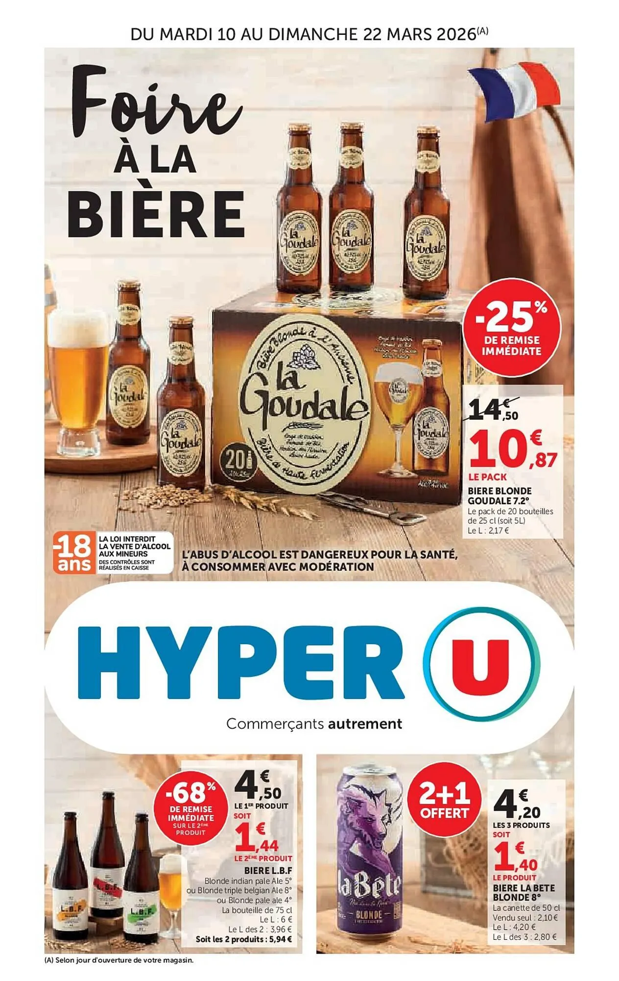 Catalogue Hyper U du 10 mars au 22 mars 2026 - Catalogue page 1