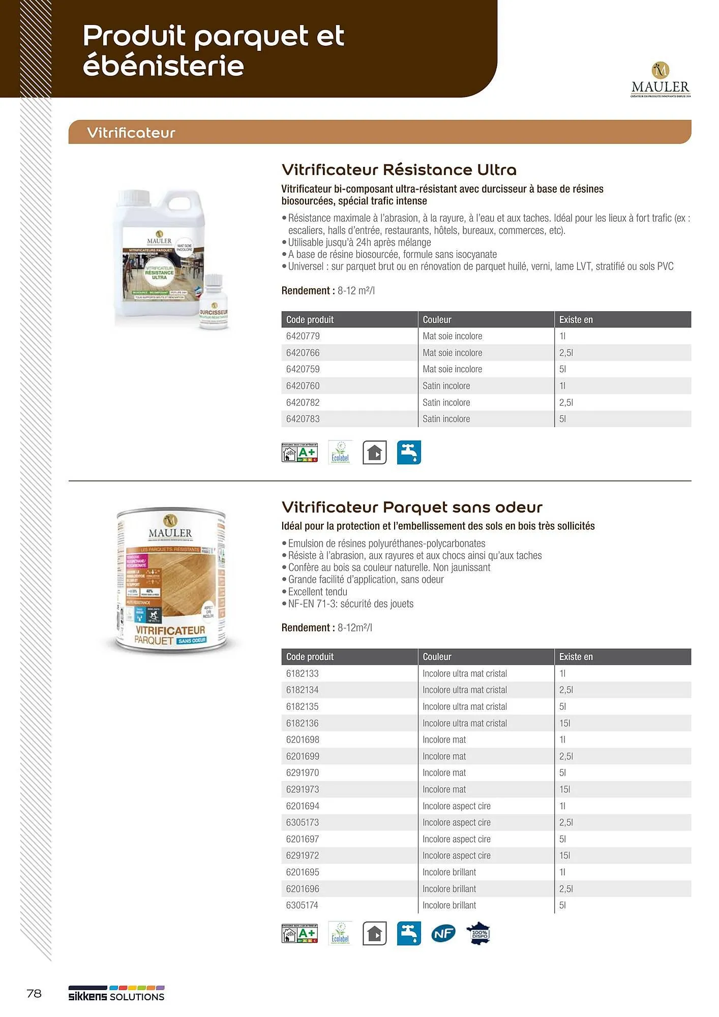 Catalogue Sikkens Solution du 8 janvier au 28 décembre 2025 - Catalogue page 78