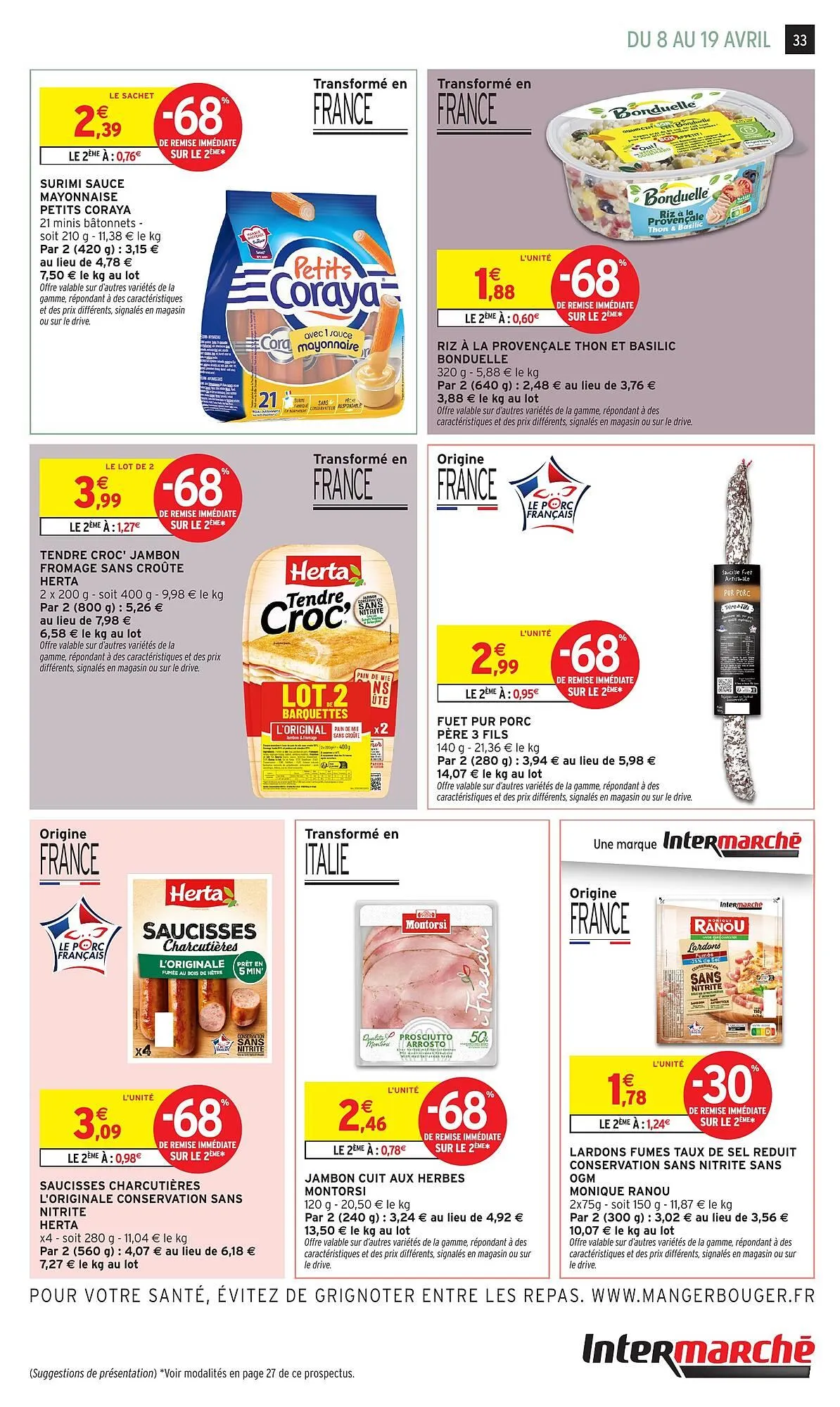 Catalogue Intermarché du 8 avril au 19 avril 2026 - Catalogue page 33