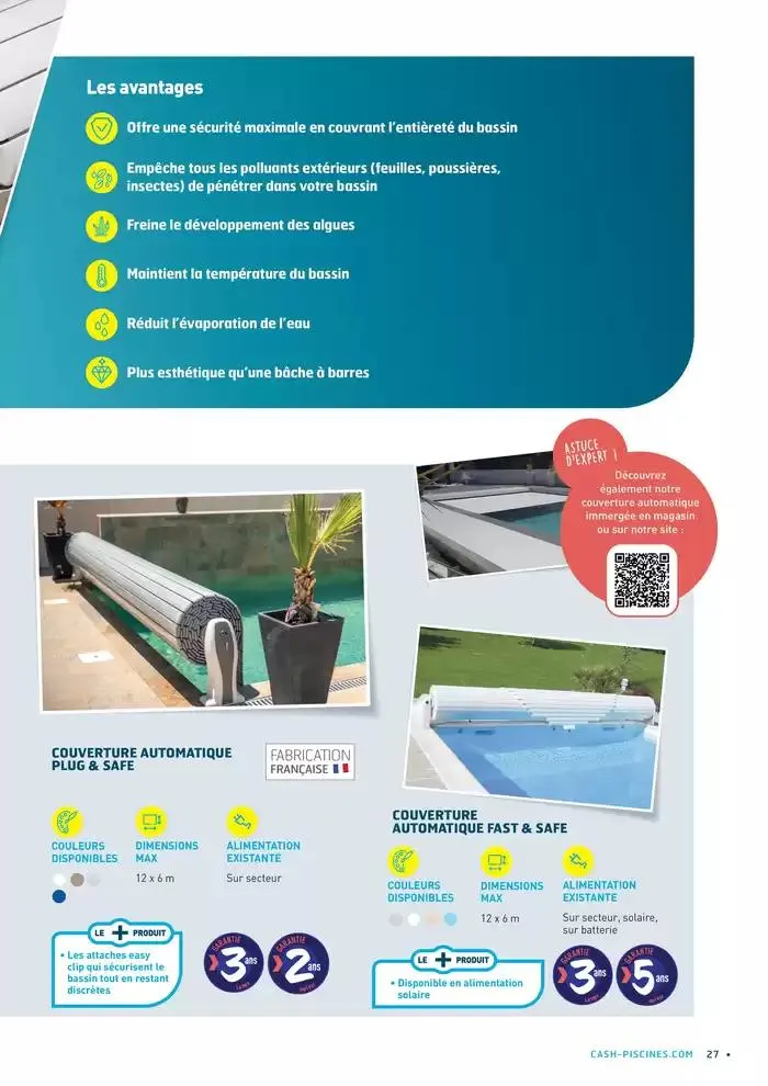 LE GUIDE ÉQUIPER SA PISCINE du 22 avril au 31 août 2025 - Catalogue page 27