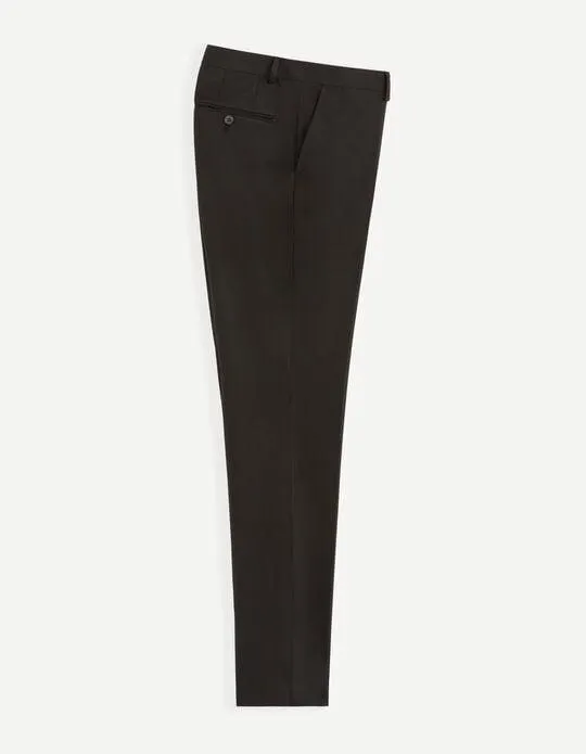 Pantalon de costume slim - noir