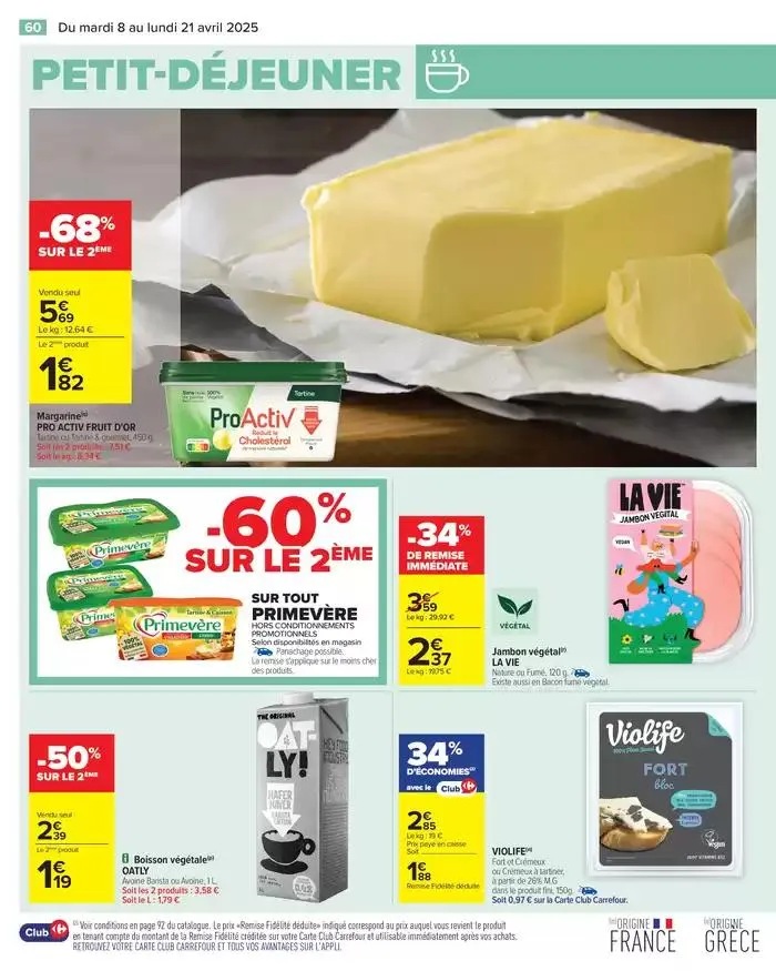 JOYEUSES PÂQUES & MEILLEURS PRIX du 8 avril au 21 avril 2025 - Catalogue page 62