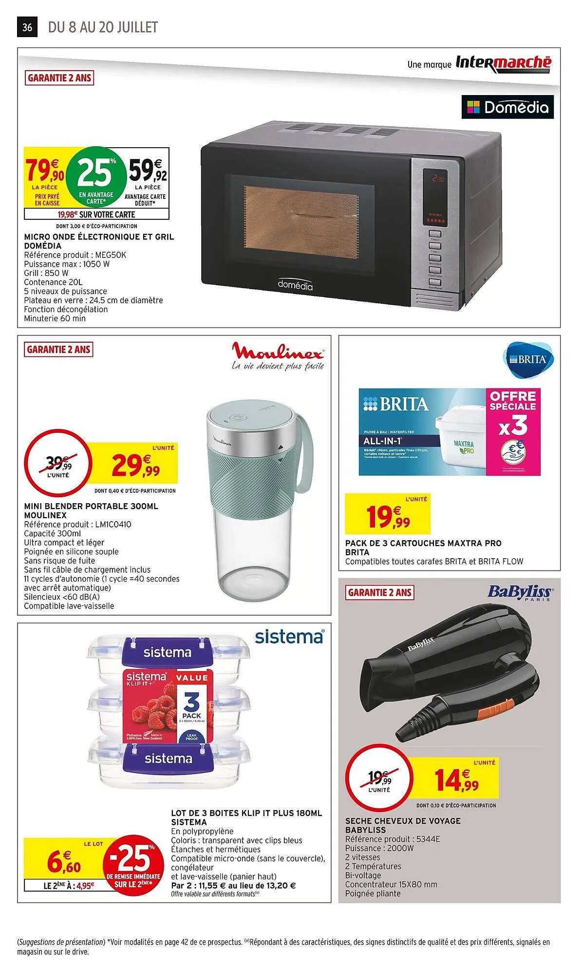Catalogue Intermarché du 8 juillet au 20 juillet 2025 - Catalogue page 36