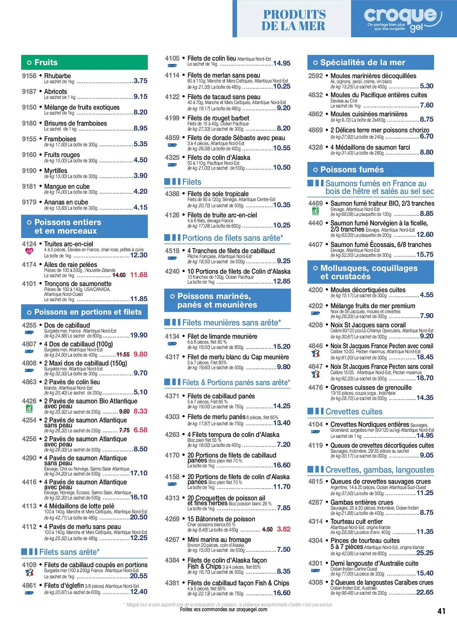 Catalogue Croque Gel du 28 octobre au 26 novembre 2023 - Catalogue page 41