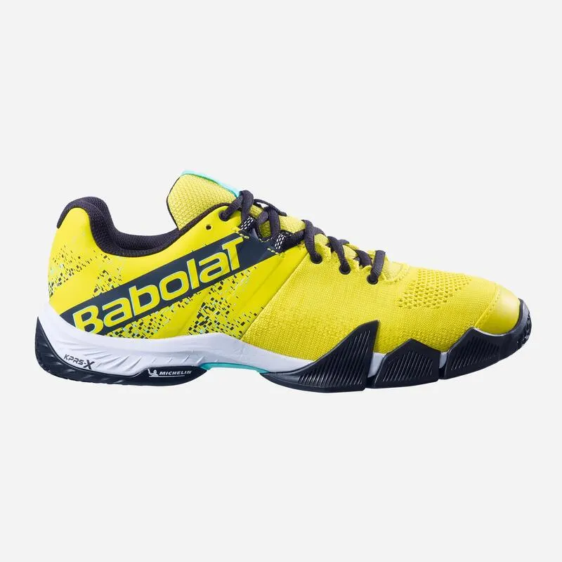 Scarpe padel uomo Babolat MOVEA giallo-blu