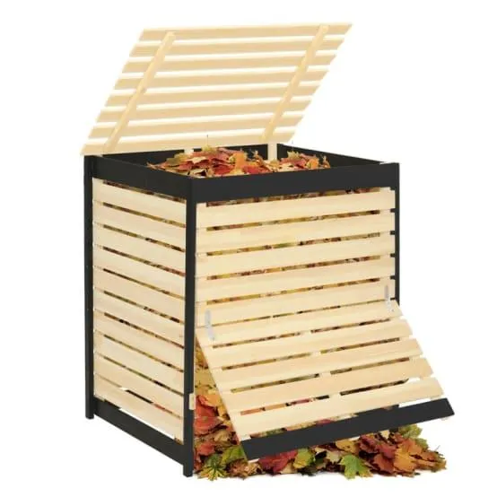 Bac de compostage en bois 500L