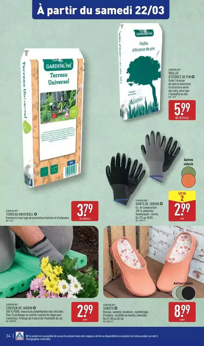 Arrivages marques Aldi à prix discount du 18 mars au 24 mars 2025 - Catalogue page 37
