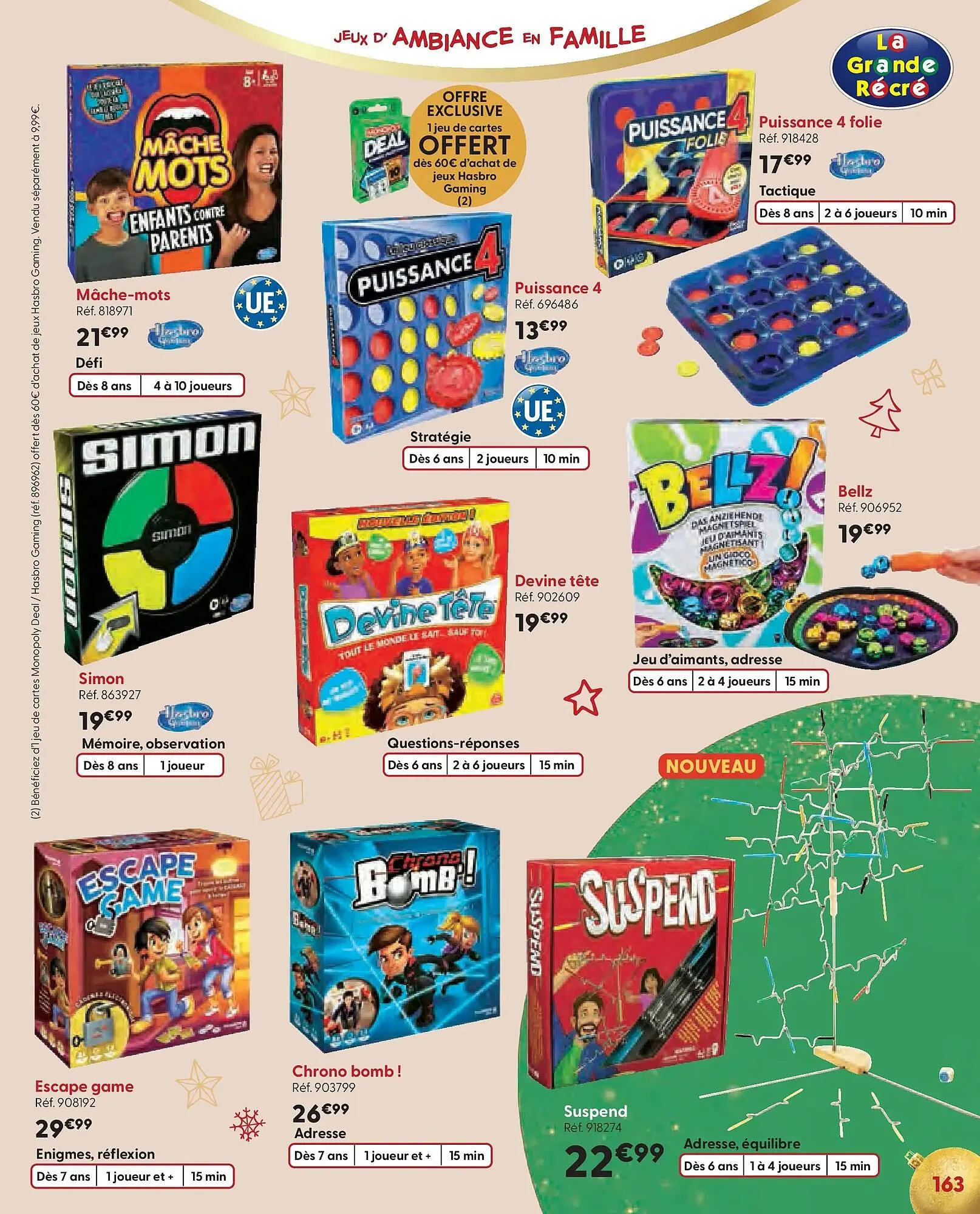 Catalogue La Grande Récré du 15 octobre au 2 décembre 2025 - Catalogue page 163
