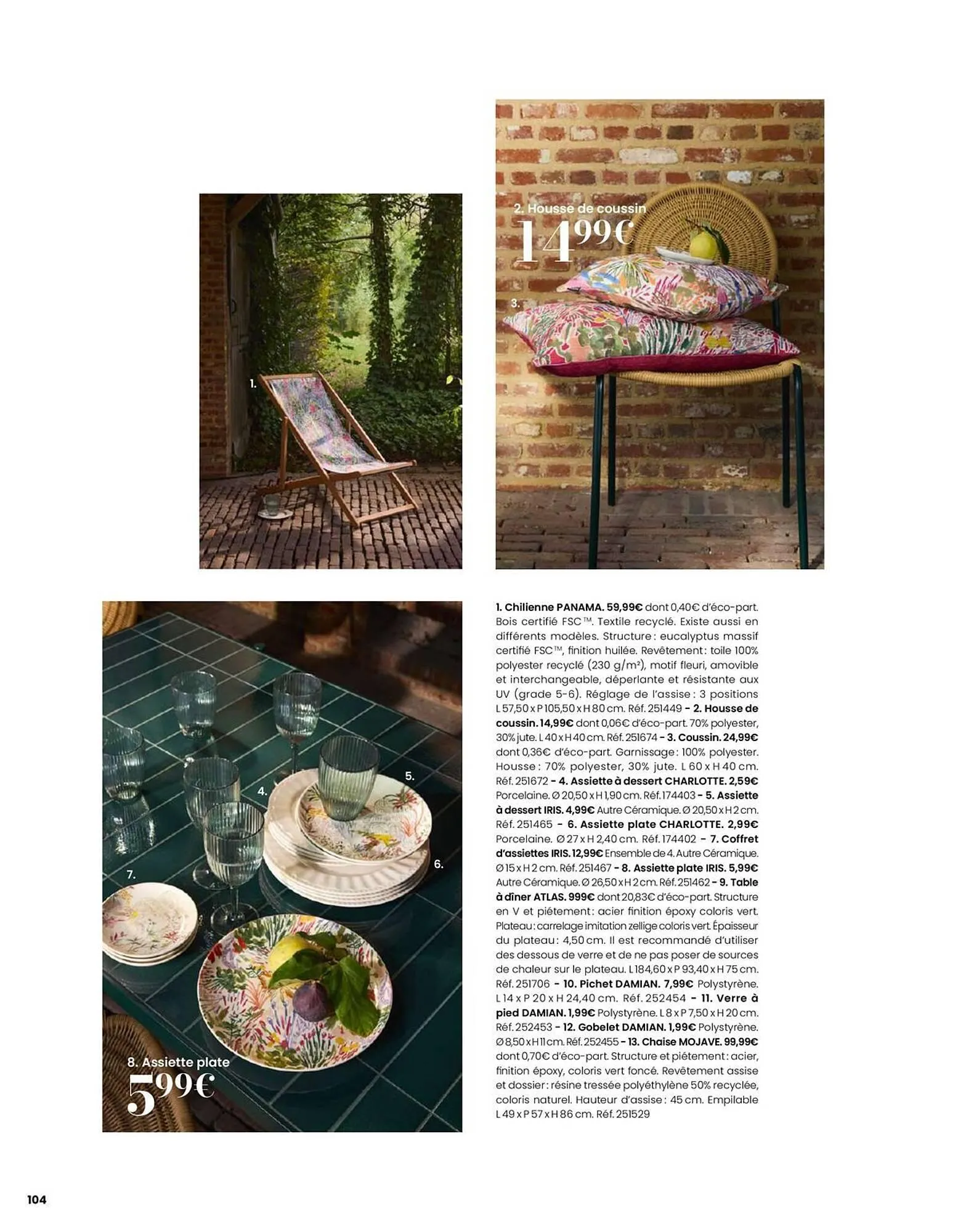 Catalogue Maisons du Monde du 1 mars au 31 août 2026 - Catalogue page 104
