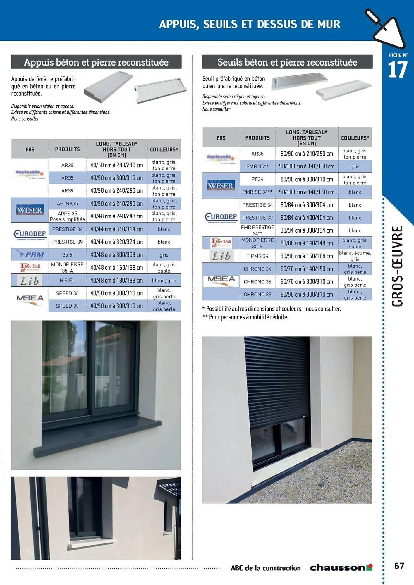 Catalogue Chausson Matériaux du 2 mai au 31 décembre 2025 - Catalogue page 69