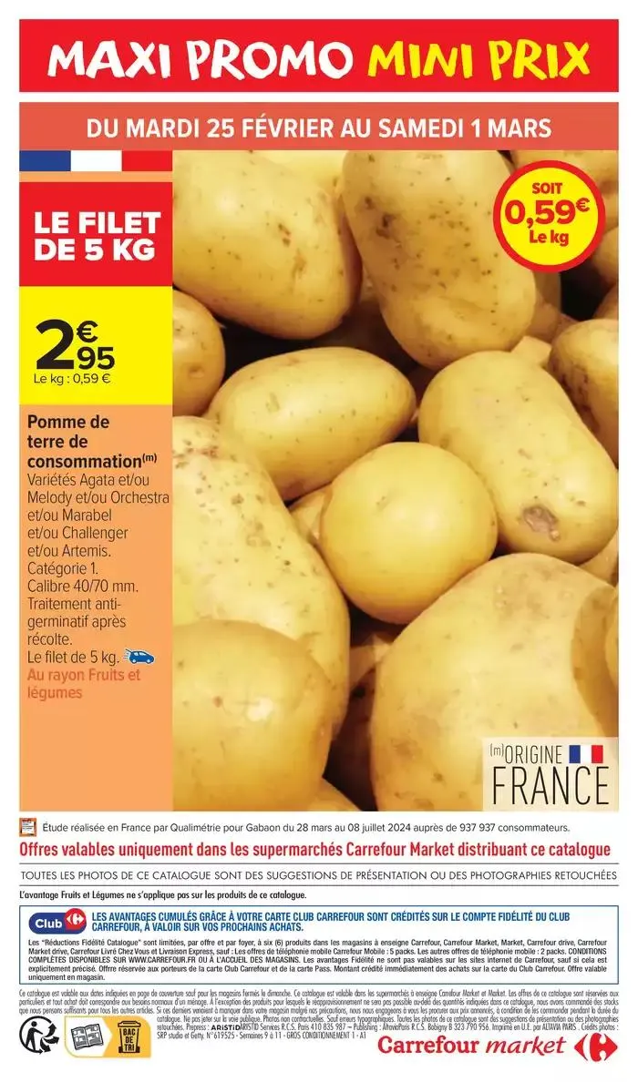 MAXI PROMO MINI PRIX du 24 février au 9 mars 2025 - Catalogue page 26