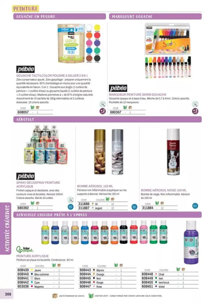 Nos Catalogues Thématiques du 1 janvier au 31 décembre 2025 - Catalogue page 308