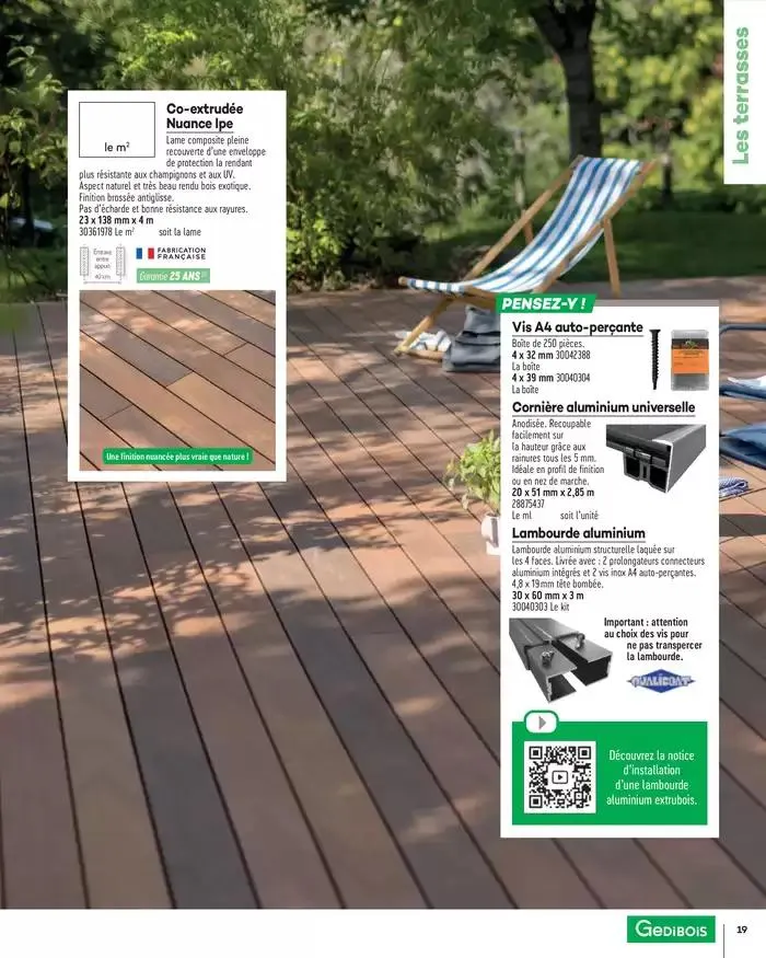 Aménagements Extérieurs 2025 du 1 janvier au 31 décembre 2025 - Catalogue page 19