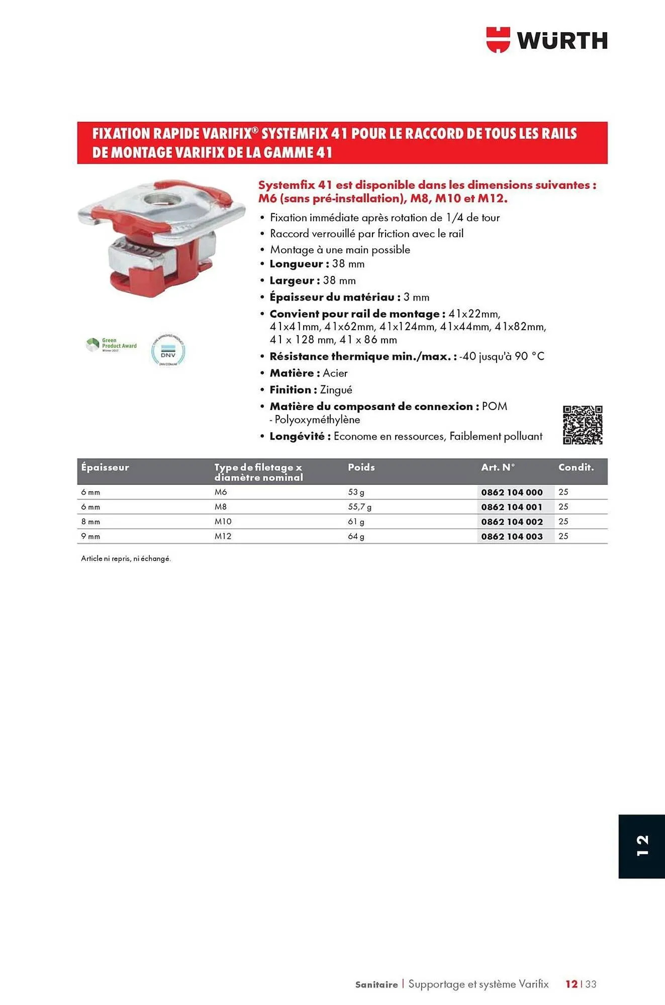 Catalogue Würth du 12 mai au 31 décembre 2025 - Catalogue page 1577