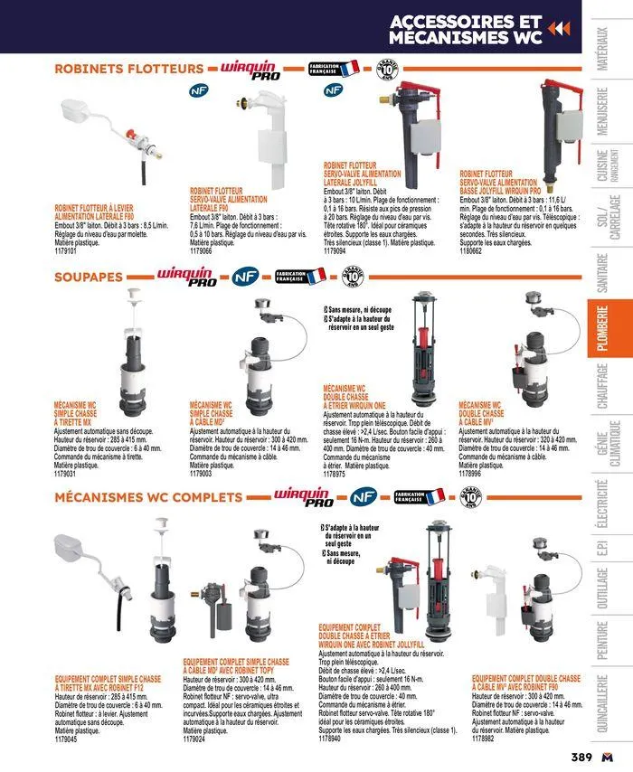 Guide produits 2024 du 15 mars au 31 décembre 2024 - Catalogue page 389