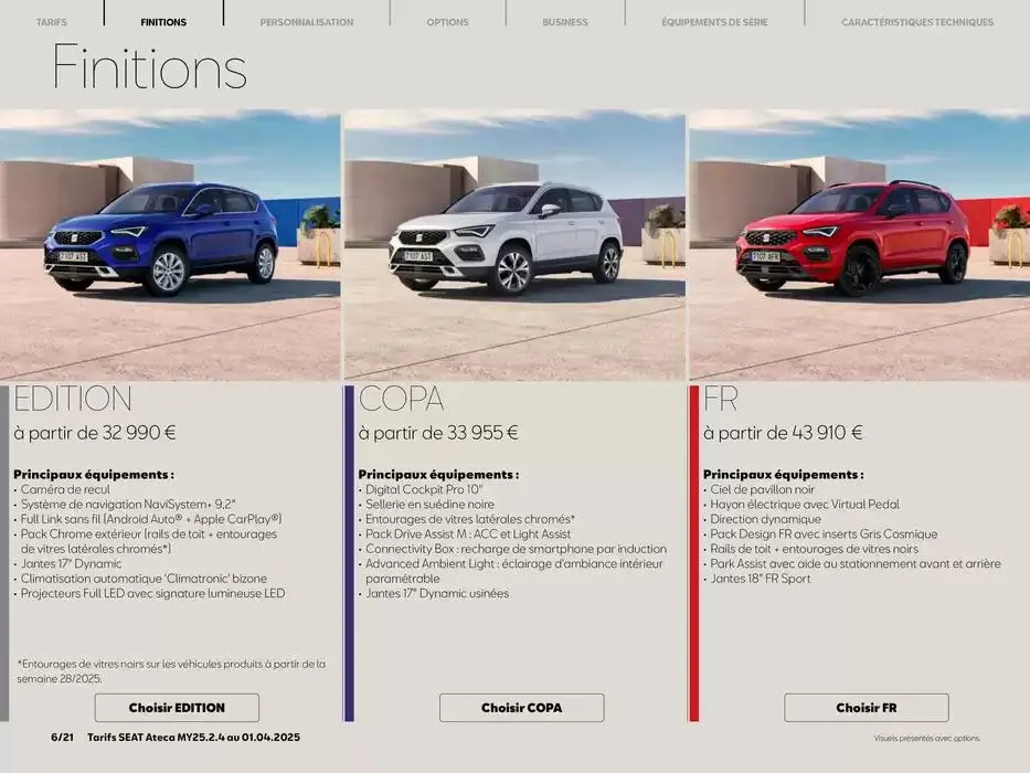 SEAT Ateca du 2 avril au 2 avril 2026 - Catalogue page 6