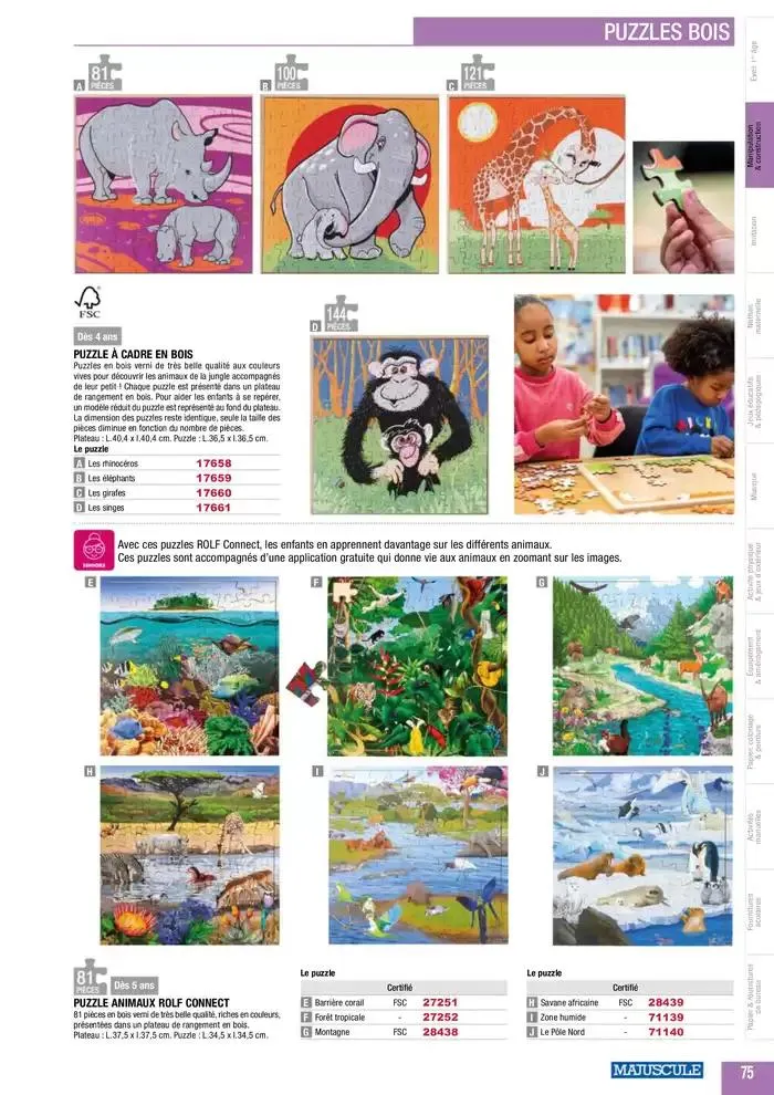 Education And Loisirs Majuscule 2025 du 5 mars au 31 décembre 2025 - Catalogue page 99