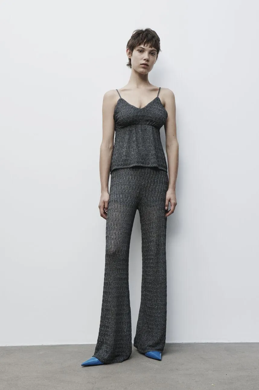 Caraco en maille TAKARA SILVER