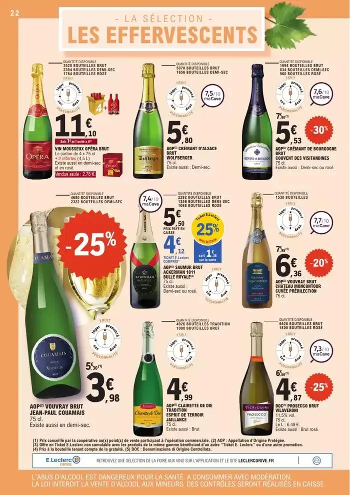 FOIRE AUX VINS DE PRINTEMPS - MIXTE du 8 avril au 19 avril 2025 - Catalogue page 22