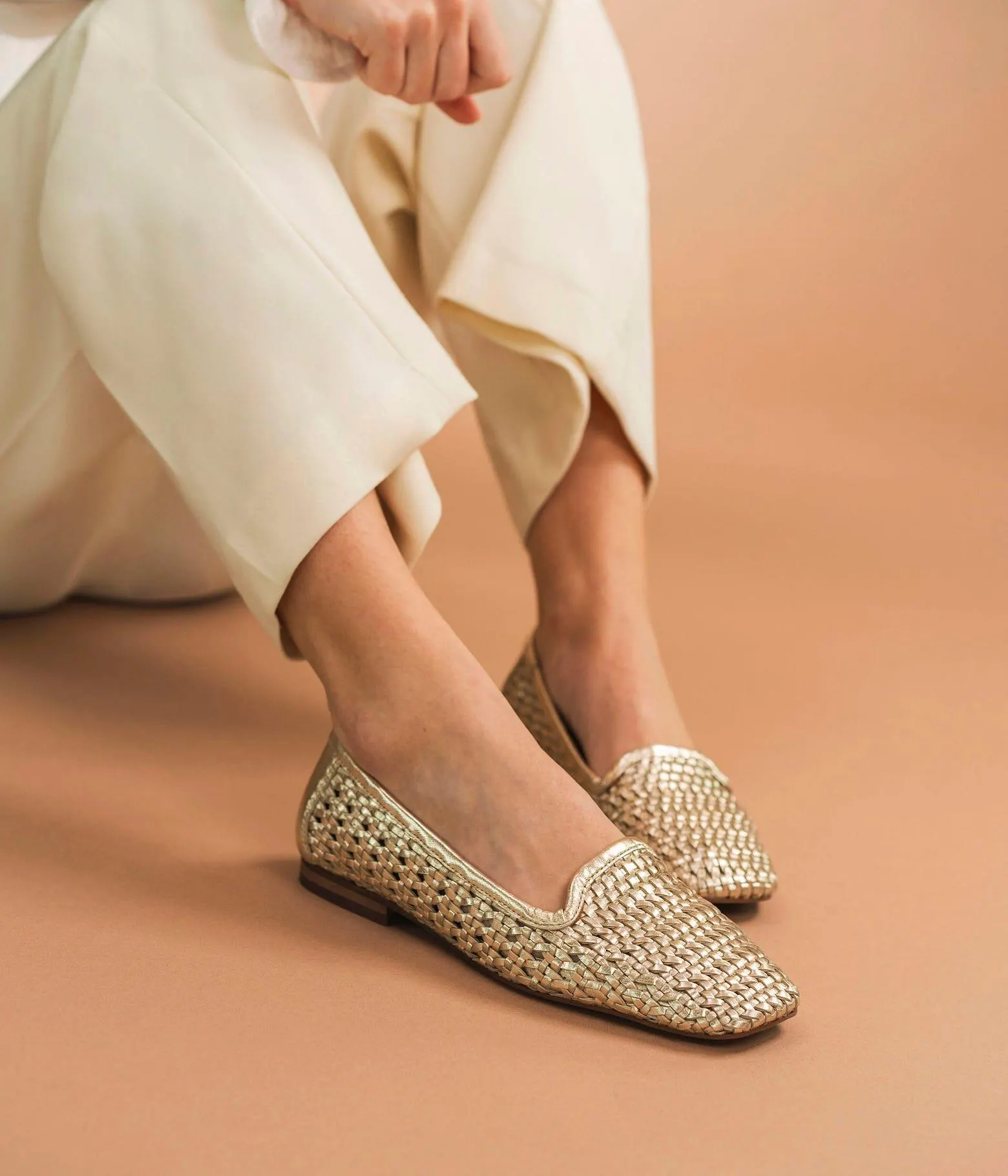 SLIPPER AMORY PLATINE