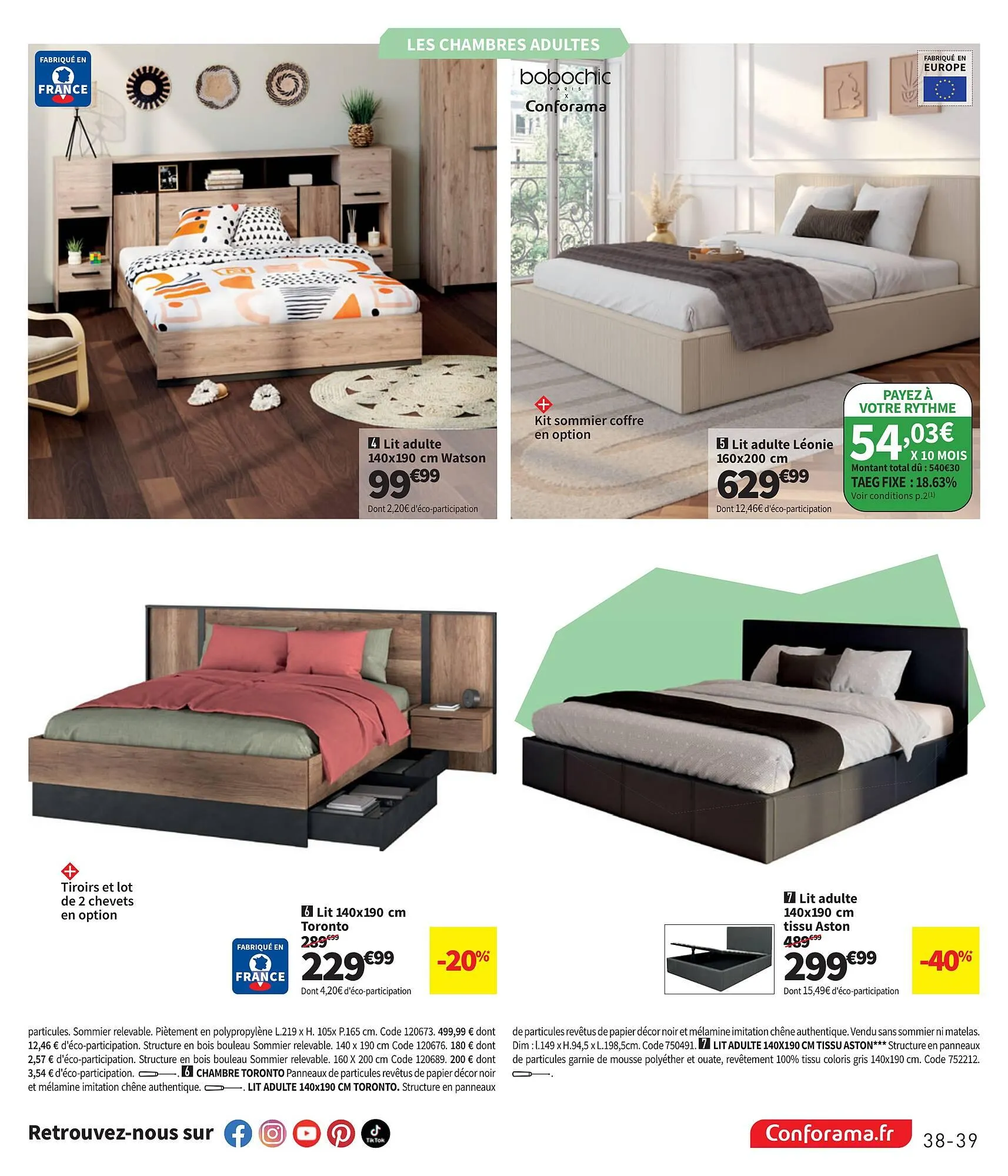 Catalogue Conforama du 24 février au 30 mars 2026 - Catalogue page 39