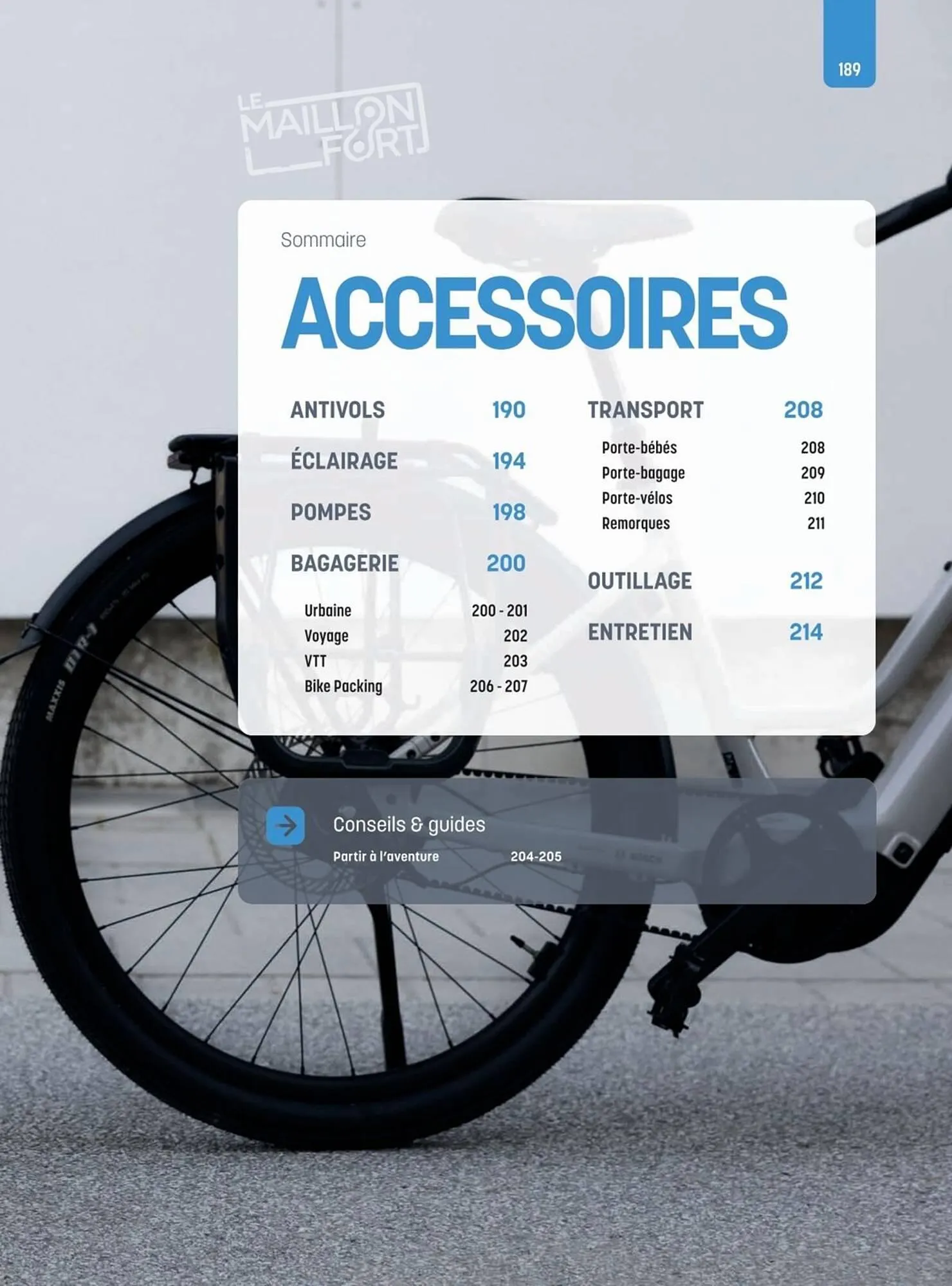 Catalogue Bouticycle du 27 janvier au 31 décembre 2026 - Catalogue page 189