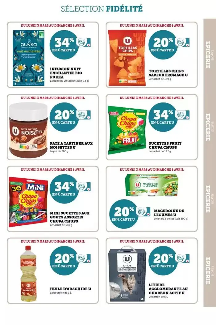 Tous les jours 20% du 4 mars au 16 mars 2025 - Catalogue page 19