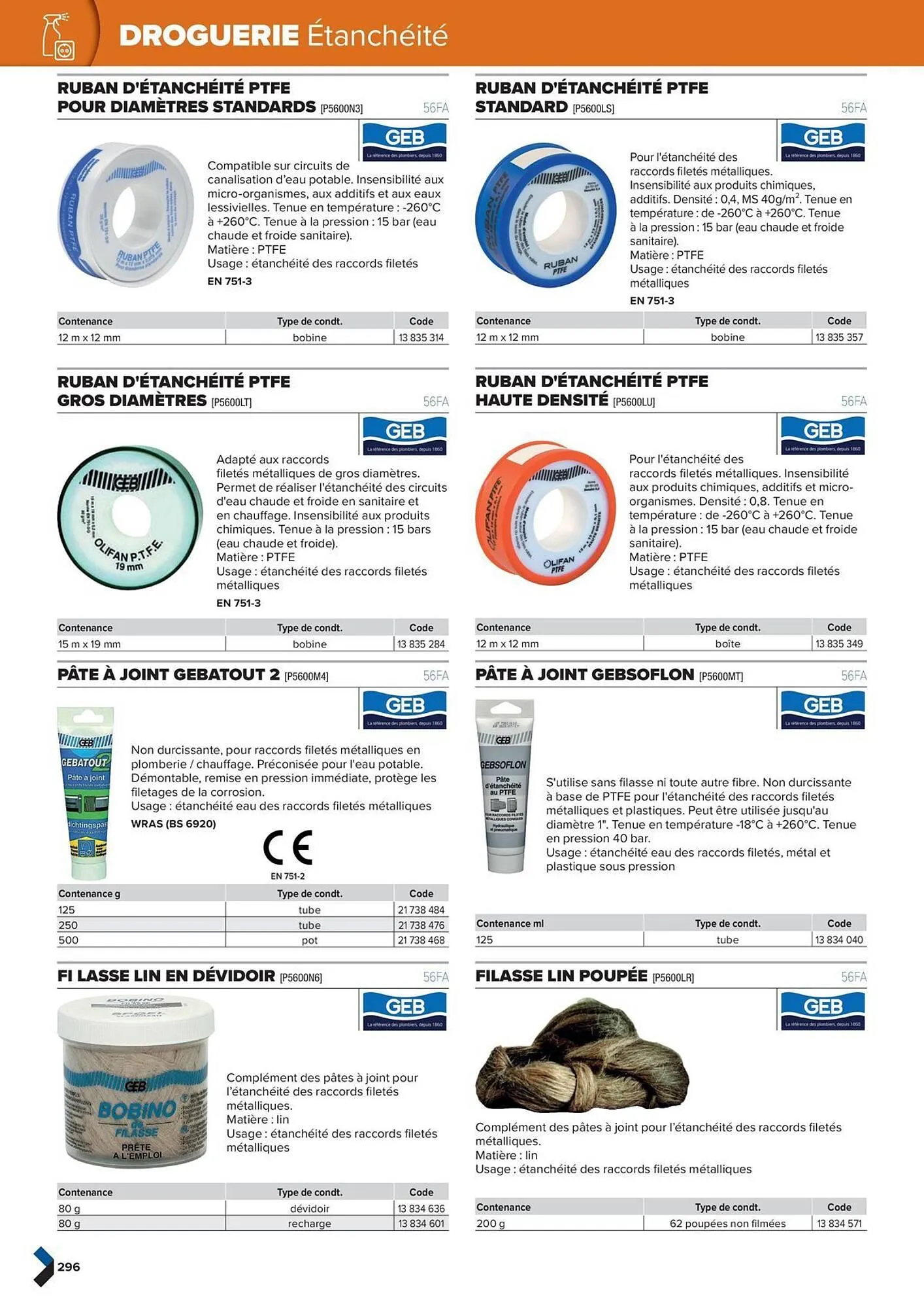 Catalogue Prolians du 2 octobre au 31 décembre 2025 - Catalogue page 296