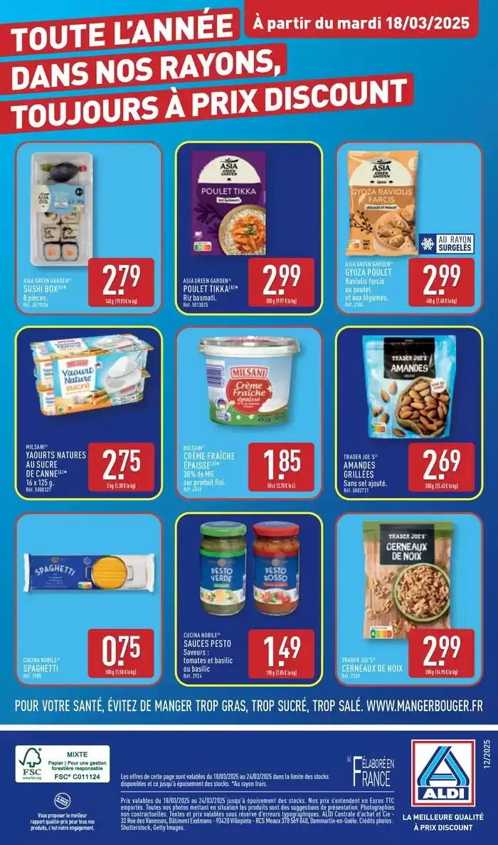 Arrivages marques Aldi à prix discount du 18 mars au 24 mars 2025 - Catalogue page 43