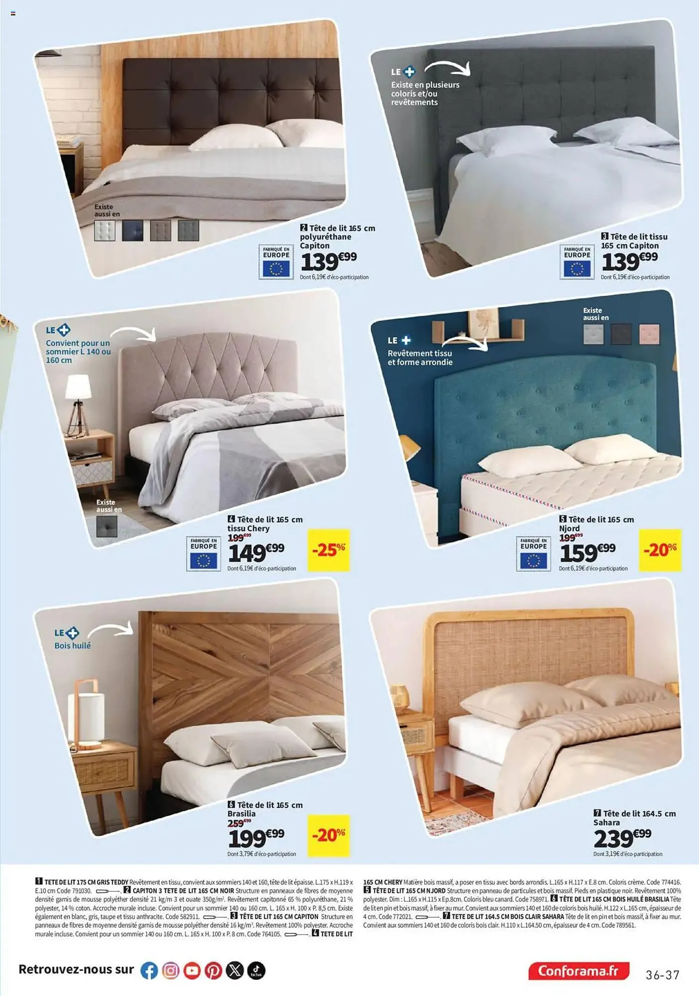 Catalogue Conforama du 10 juin au 31 décembre 2025 - Catalogue page 37