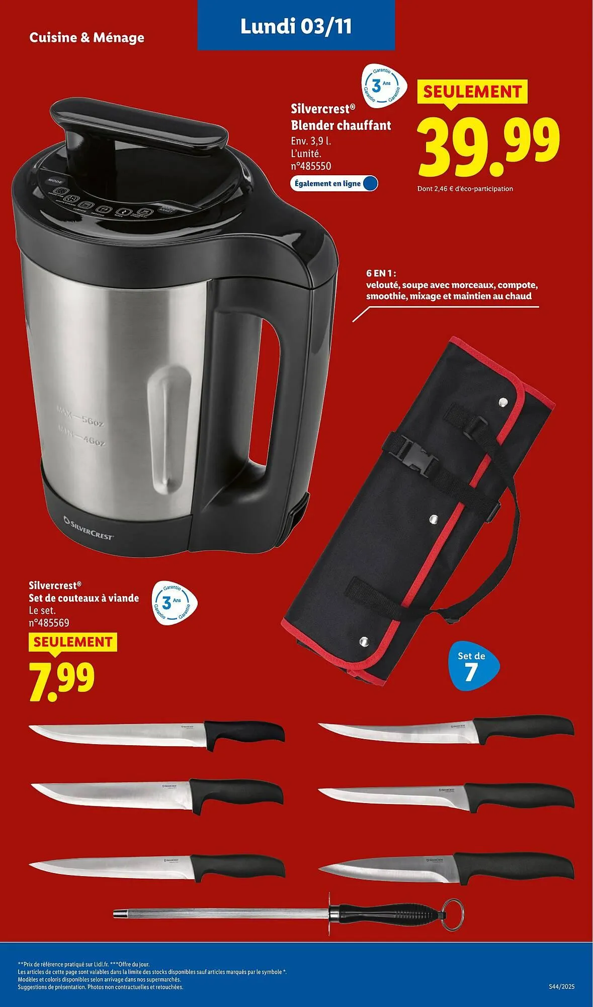 Catalogue Lidl du 30 octobre au 3 novembre 2025 - Catalogue page 25