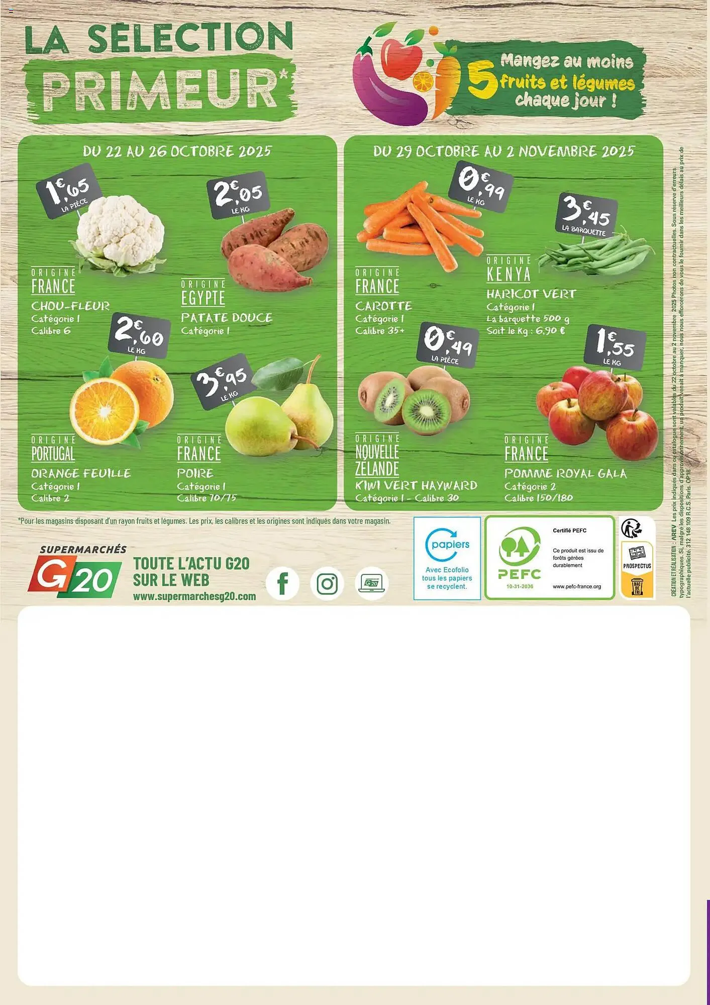 Catalogue G20 du 22 octobre au 2 novembre 2025 - Catalogue page 20