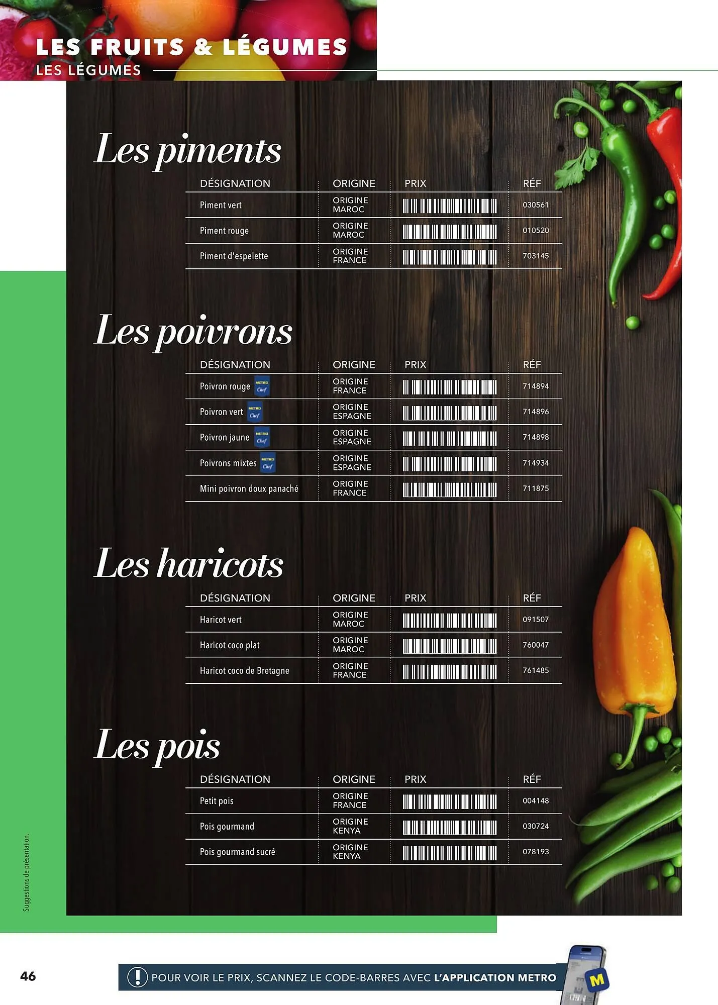 Catalogue METRO du 2 mars au 31 décembre 2025 - Catalogue page 46