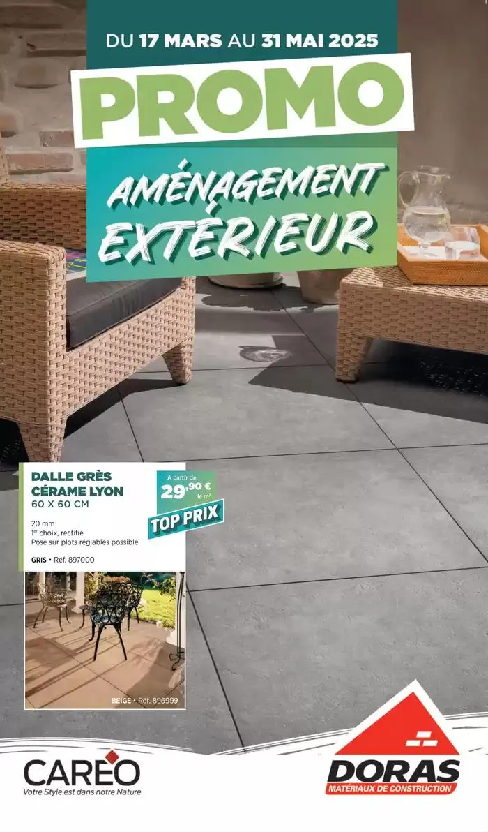 PROMO AMÉNAGEMENT EXTERIEUR du 26 mars au 31 mai 2025 - Catalogue page 1