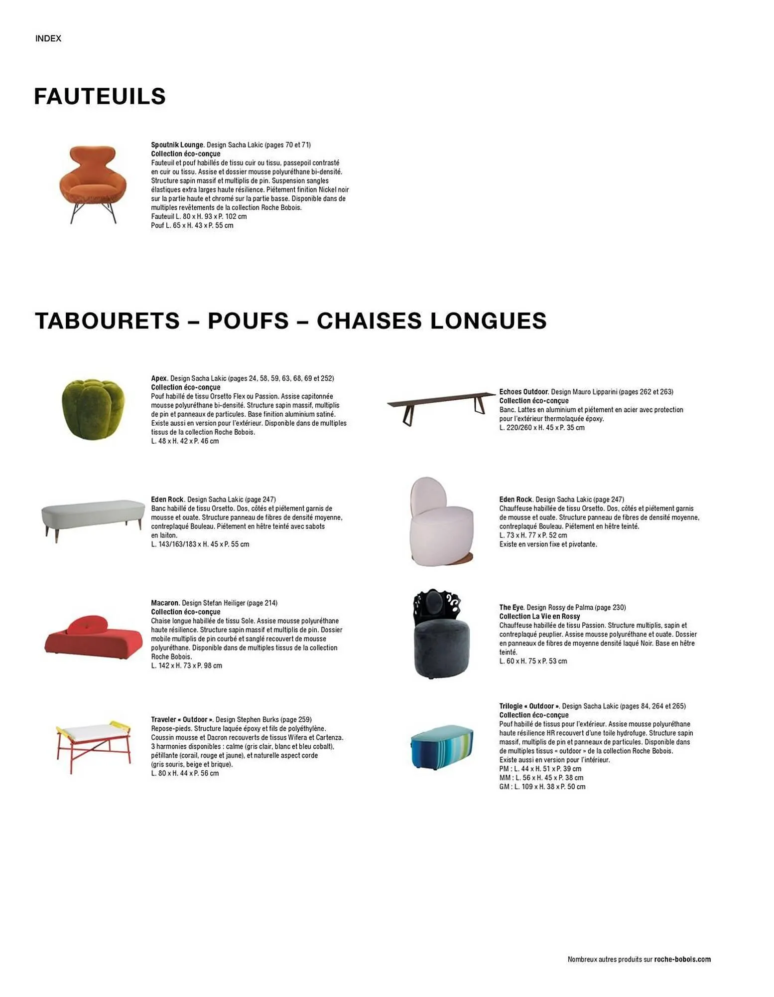 Catalogue Roche Bobois du 13 janvier au 31 décembre 2026 - Catalogue page 286