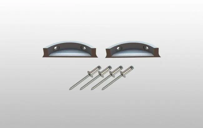 RAMPE ALU PANNEAU TRADITION (X2)