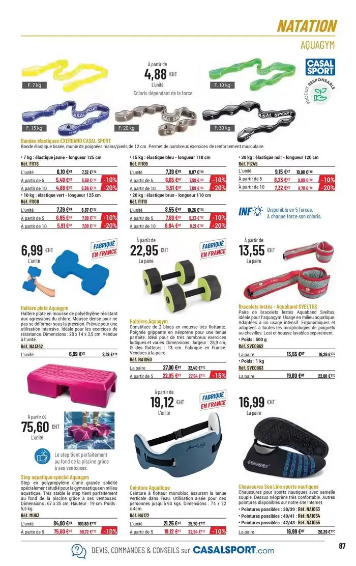 ÉQUIPEMENT SPORTIF du 6 mars au 31 décembre 2025 - Catalogue page 59