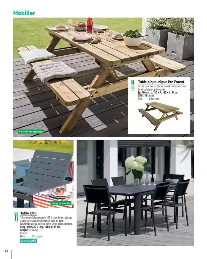 Aménagements Extérieurs 2025 du 1 janvier au 31 décembre 2025 - Catalogue page 88