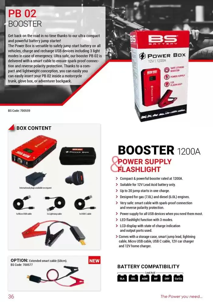 BS BATTERY 2024 du 26 mars au 31 décembre 2025 - Catalogue page 36