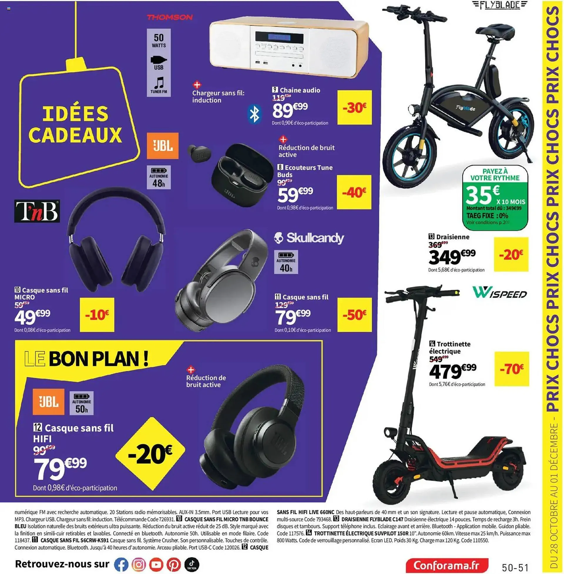 Catalogue Conforama du 28 octobre au 25 décembre 2025 - Catalogue page 51