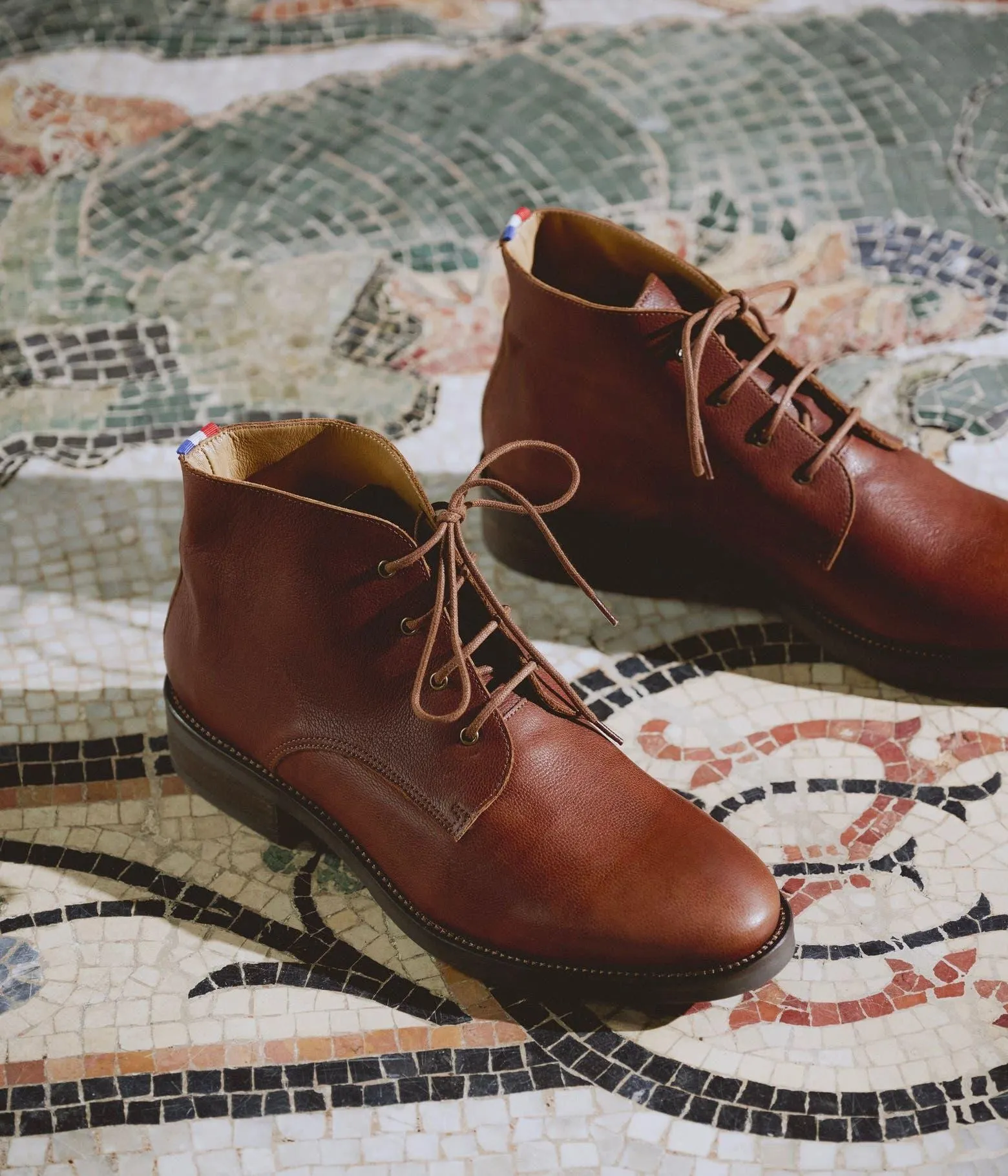 LOW-BOOTS GERAUD COGNAC