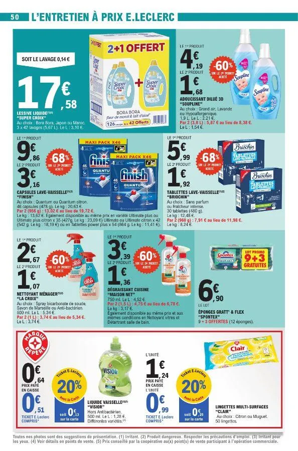 E. Leclerc du 20 mai au 31 mai 2025 - Catalogue page 50