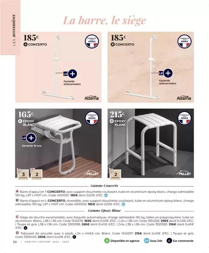 Cedeo Habitat confort du 1 octobre au 31 mai 2025 - Catalogue page 77