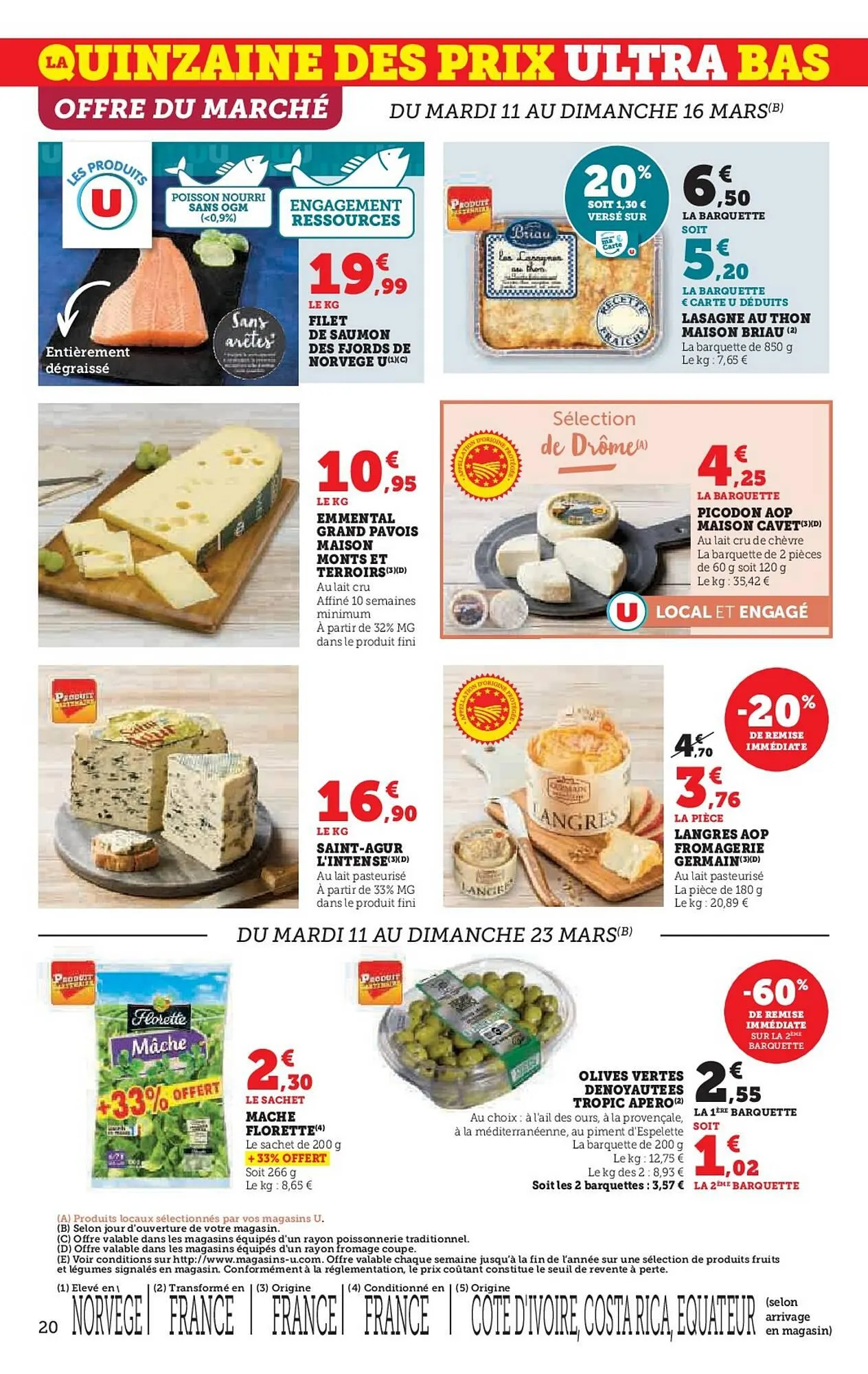 Catalogue Super U du 11 mars au 23 mars 2025 - Catalogue page 20